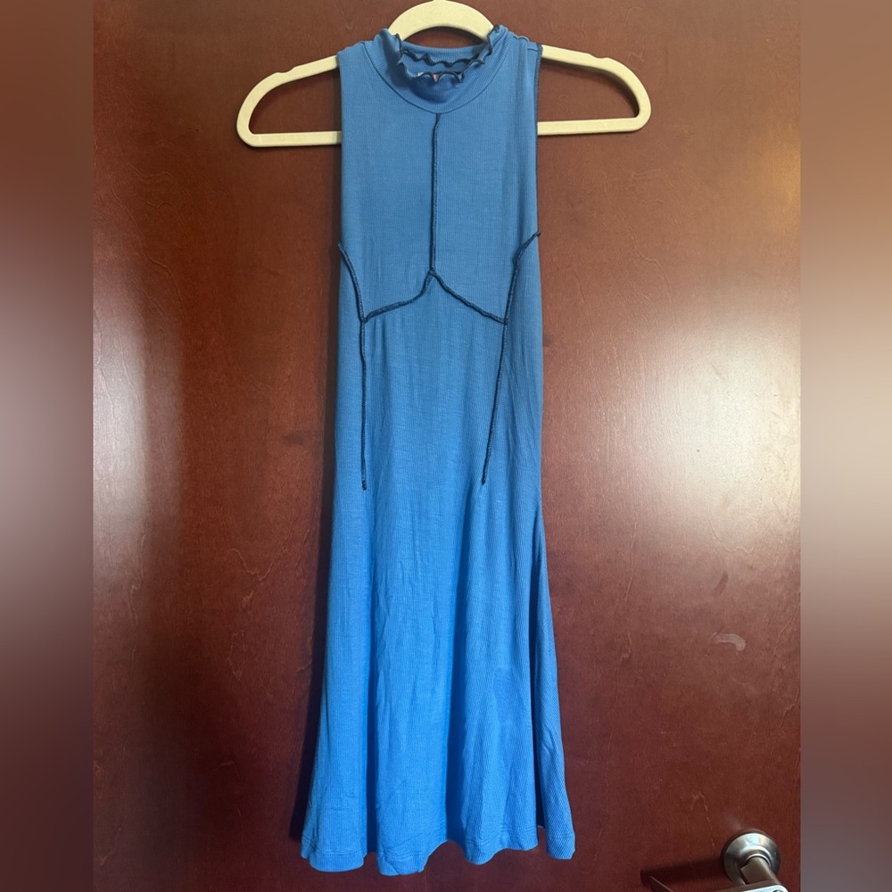 NEW Urban Outfitters Blue Midi Dress